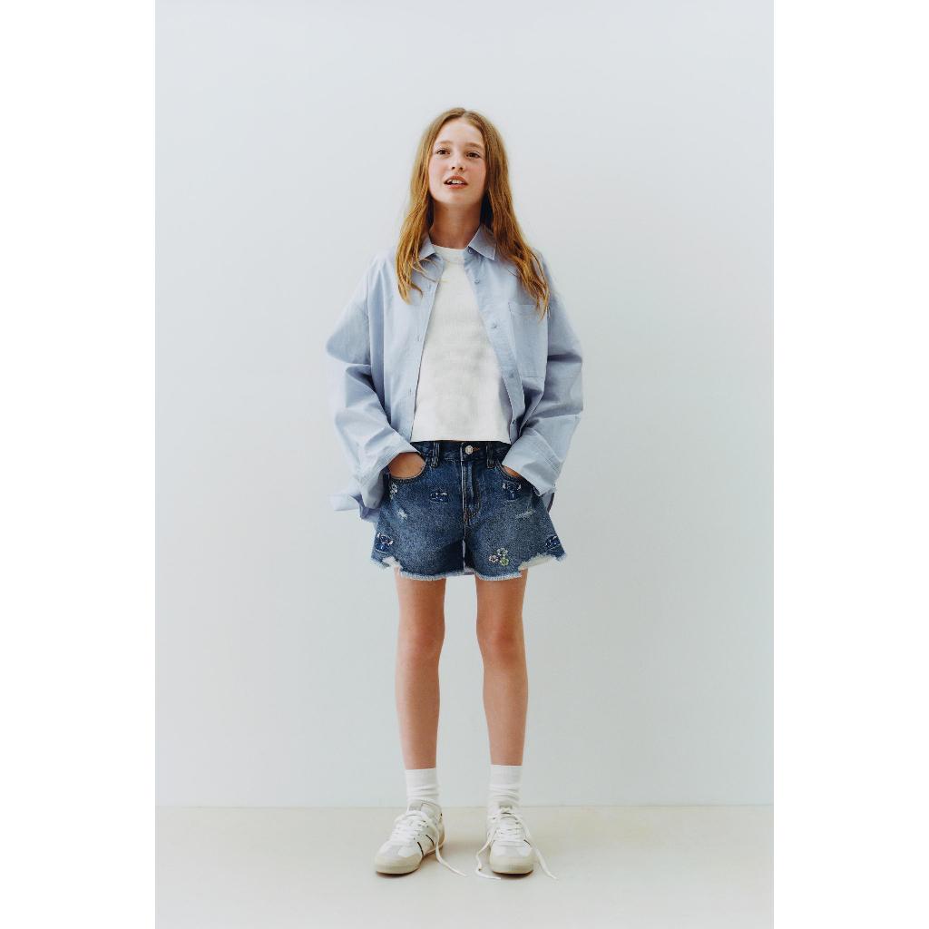 ZARA CELANA BERMUDA DENIM LILO & STITCH© DISNEY