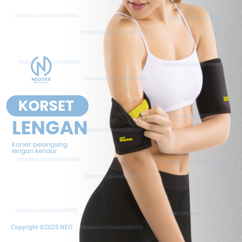 Korset Pembakar Lemak Korslet Pelangsing Korset Pengecil Lengan Alat Pelangsing