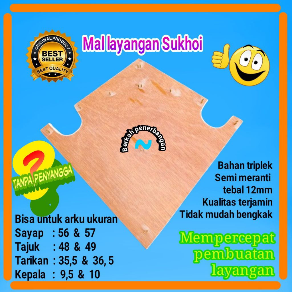 mal layangan/mal arku ,alat ukur layangan.cetakan layangan Sukhoi standar