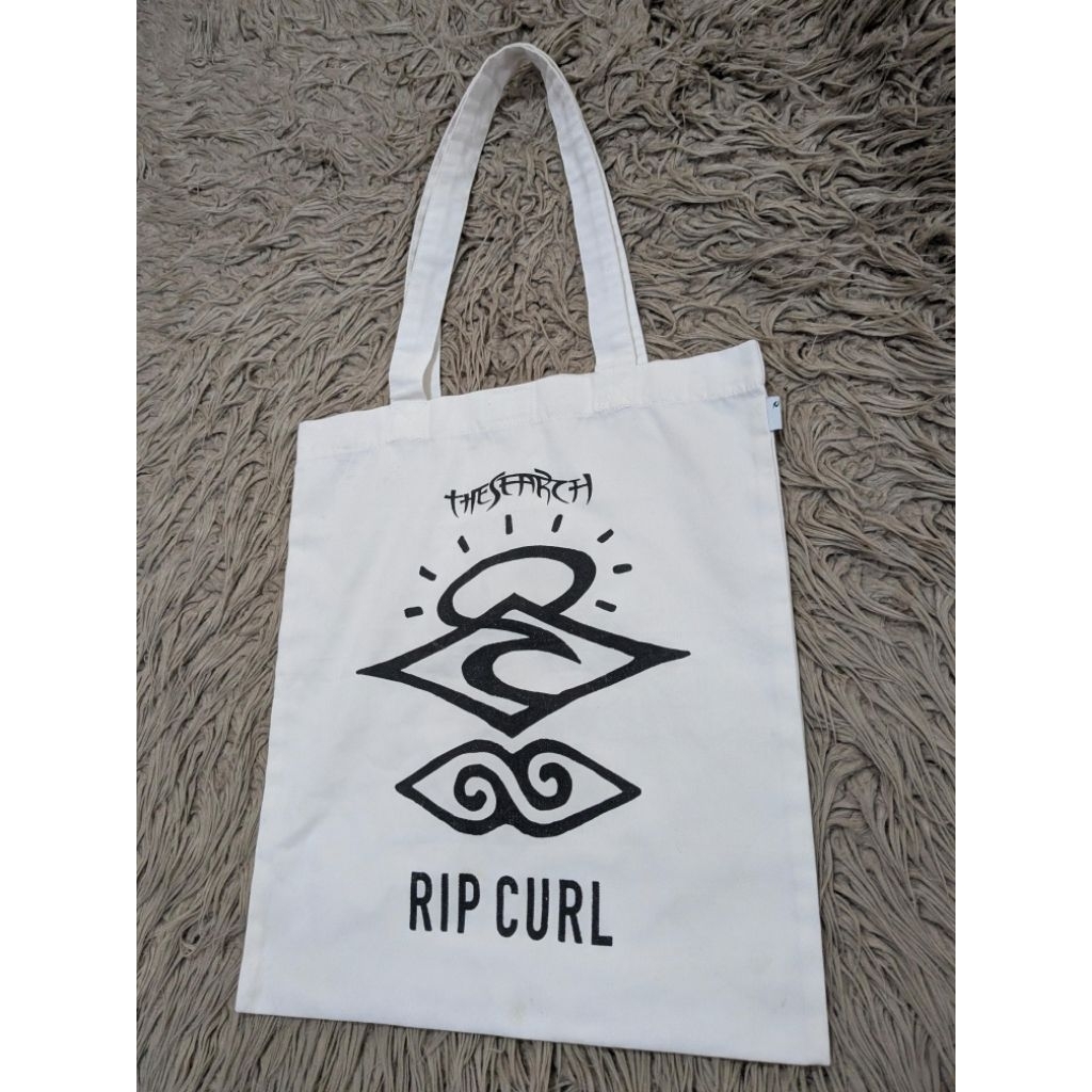 Tas Tote Bag Kanvas Ripcurl Original Putih