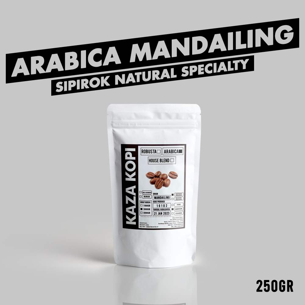 

Kopi Arabica Mandheling Semi Washed Prosess