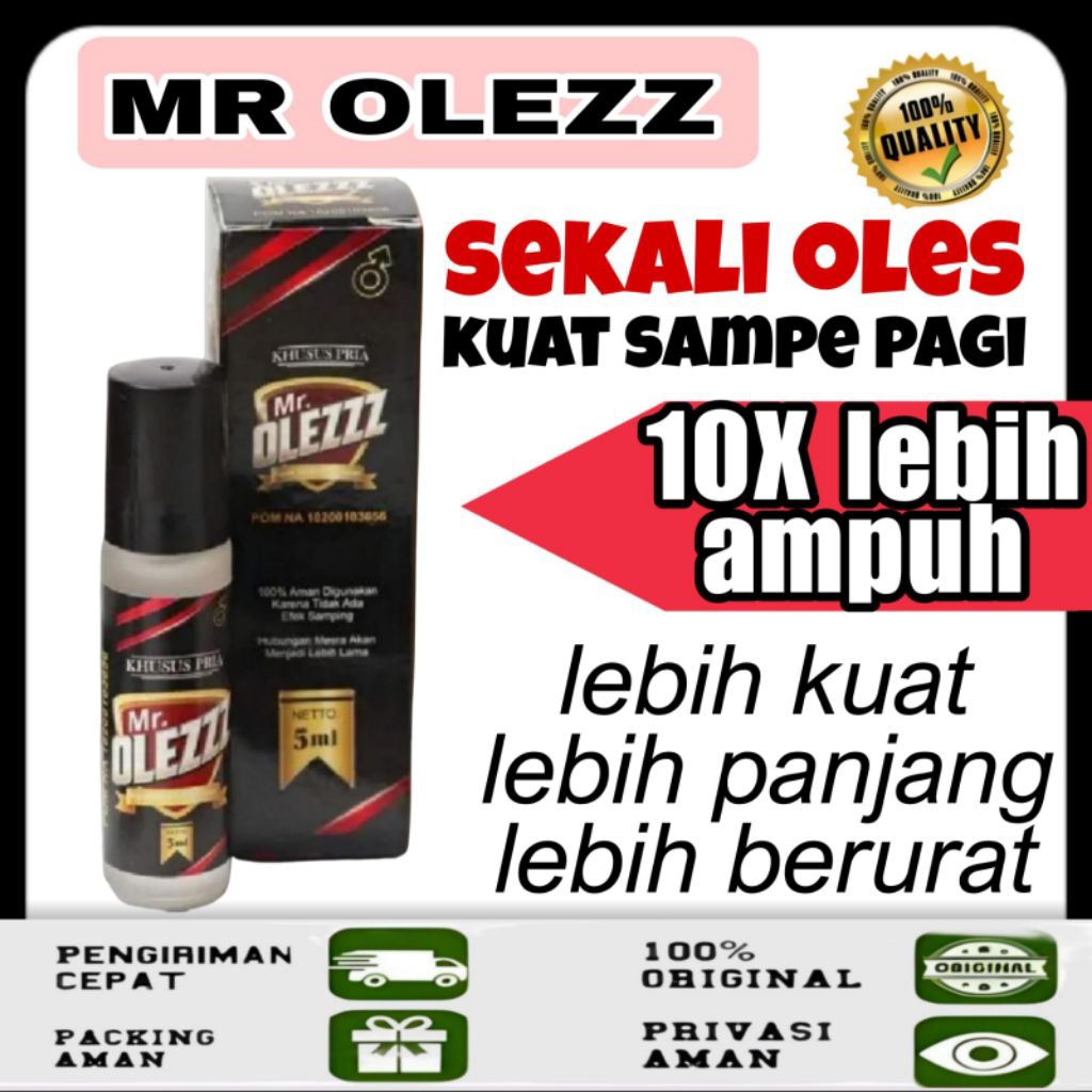Mr Olez Minyak Herbal Khusus Pria Dewasa Laki Laki Jamu Kuat Tahan Lama