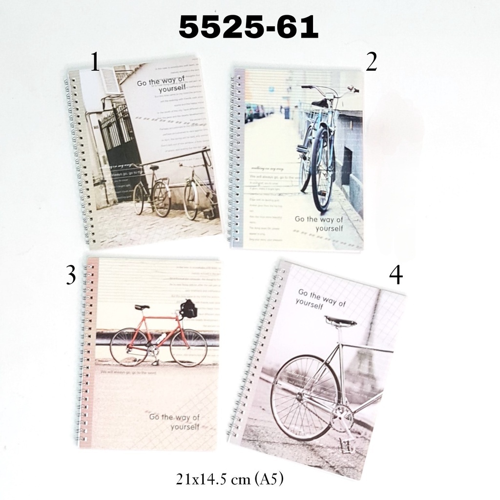 

NOTEBOOK SPIRAL A5 5525-61