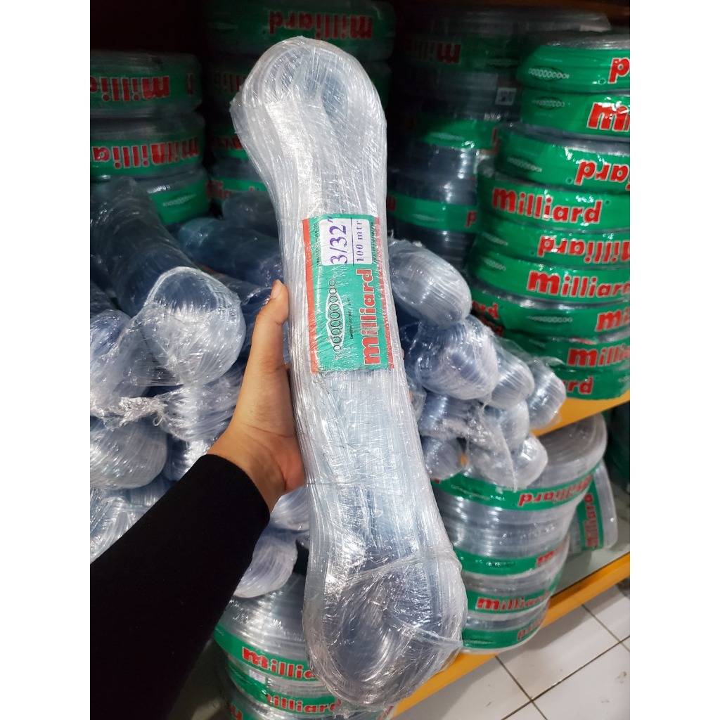 Selang Aerator Milliard 3/32" 1 Rol x 100 Meter / Selang Air 1 Rol