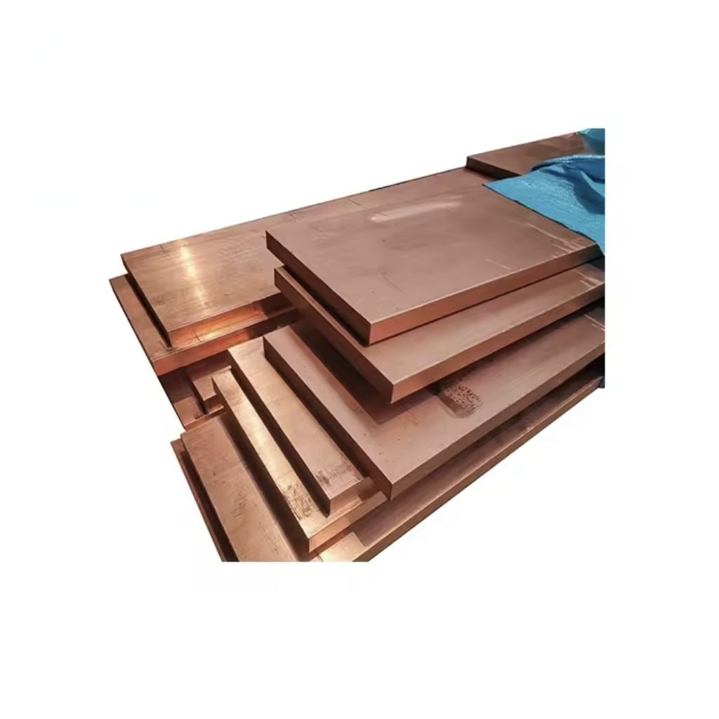 plat strip busbar tembaga asli tebal 10mm x 4cm x 50cm batang tembaga murni potongan