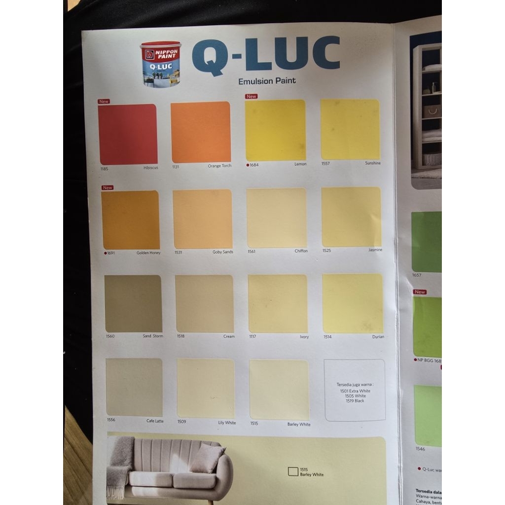 Cat tembok qluc / Cat nippon paint / Cat dinding qluc 4.5kg