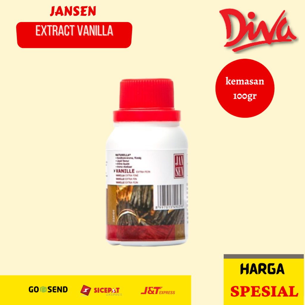 

Jansen Vanille Extract 100gr | Jansen Ekstrak Vanila