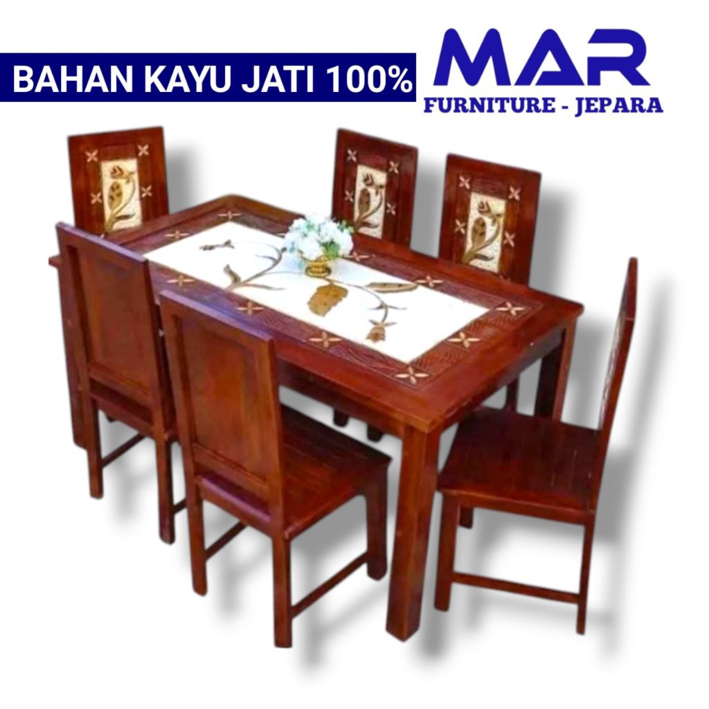 kursi meja makan ukir kayu jati kursi makan meja makan kayu jati