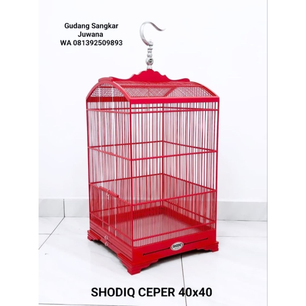 Sangkar Kosan SHODIQ BP Ceper Jati 40x40 + Full set Kerodong + Free Pallet Kayu