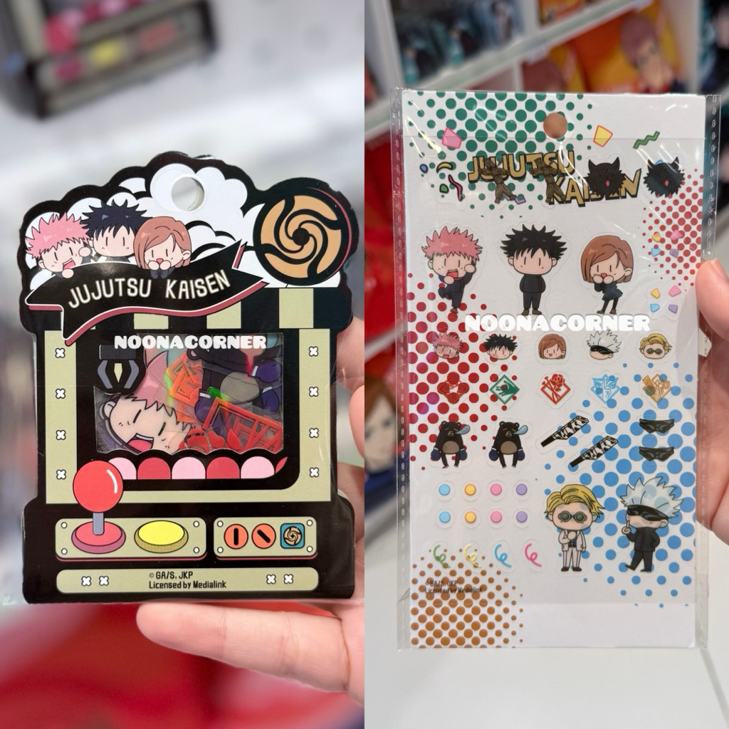 

Miniso x JJK ‼️ Chibi Stickers / Stiker Lucu Chibi Jujutsu Kaisen Collections (Satoru Gojo / Kento Nanami / Geto / Yuji Itadori / Megumi)