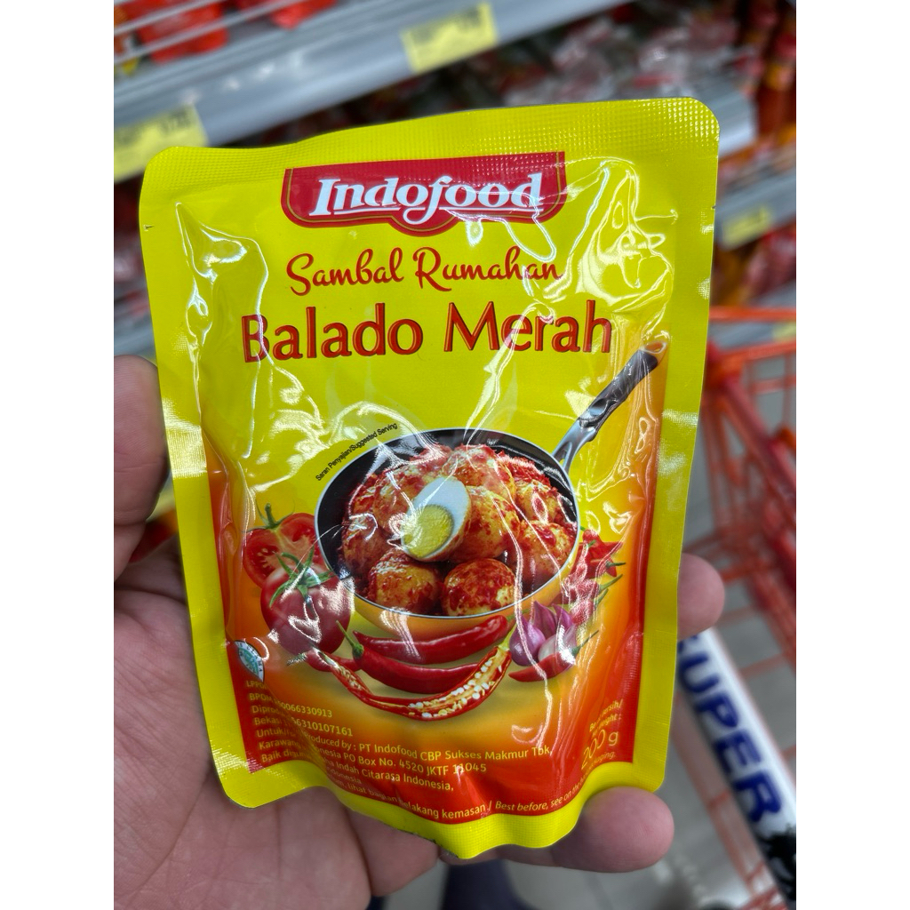 

Indofood sambal Balado Merah 200gram