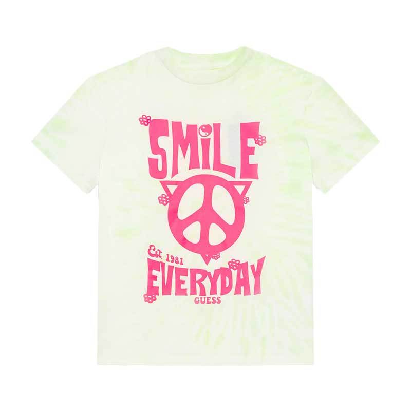 GUESS KIDS - GIRL KID TIE&DYE SS T-SHIRT - J3GI34K8HM3