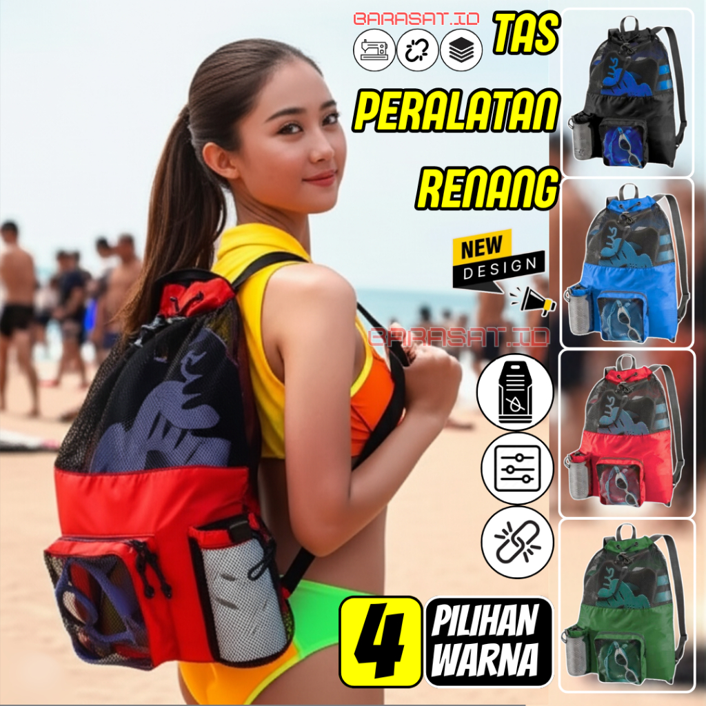 Waterproof Bag Tas Peralatan Diving Untuk membawa Alat Lengkap Olahraga Berenang Menyelam Pantai Pri