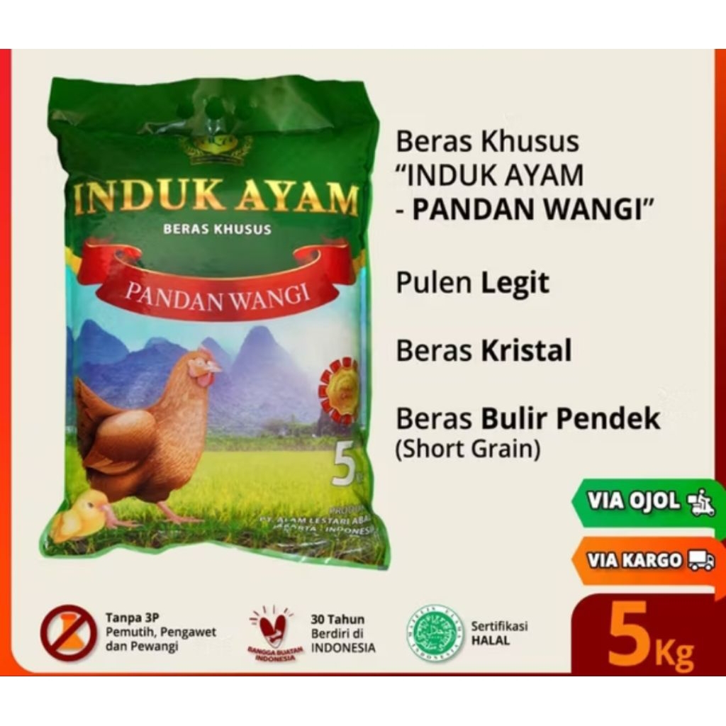 

Beras Pandan Wangi 5 Kg