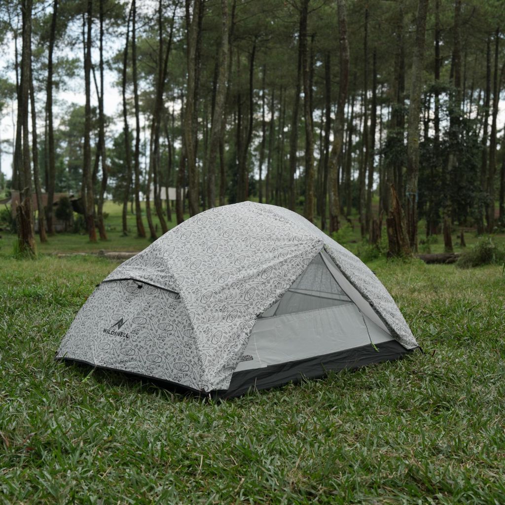 TENDA ULTRALIGTH WILDSHELL SEMBALUN 2 NEW KAPASITAS 2-3 ORANG ALUMUNIUM ALLOY TENDA CAMPING OUTDOOR 