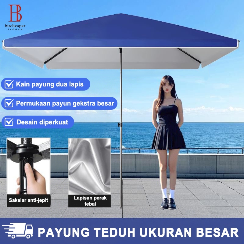 Bit cheaper - Payung teduh ukuran besar / payung outdoor anti UV untuk berjualan / payung komersial