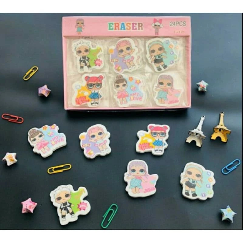 

Penghapus LOL / eraser karakter surprise lucu stationery hapusan