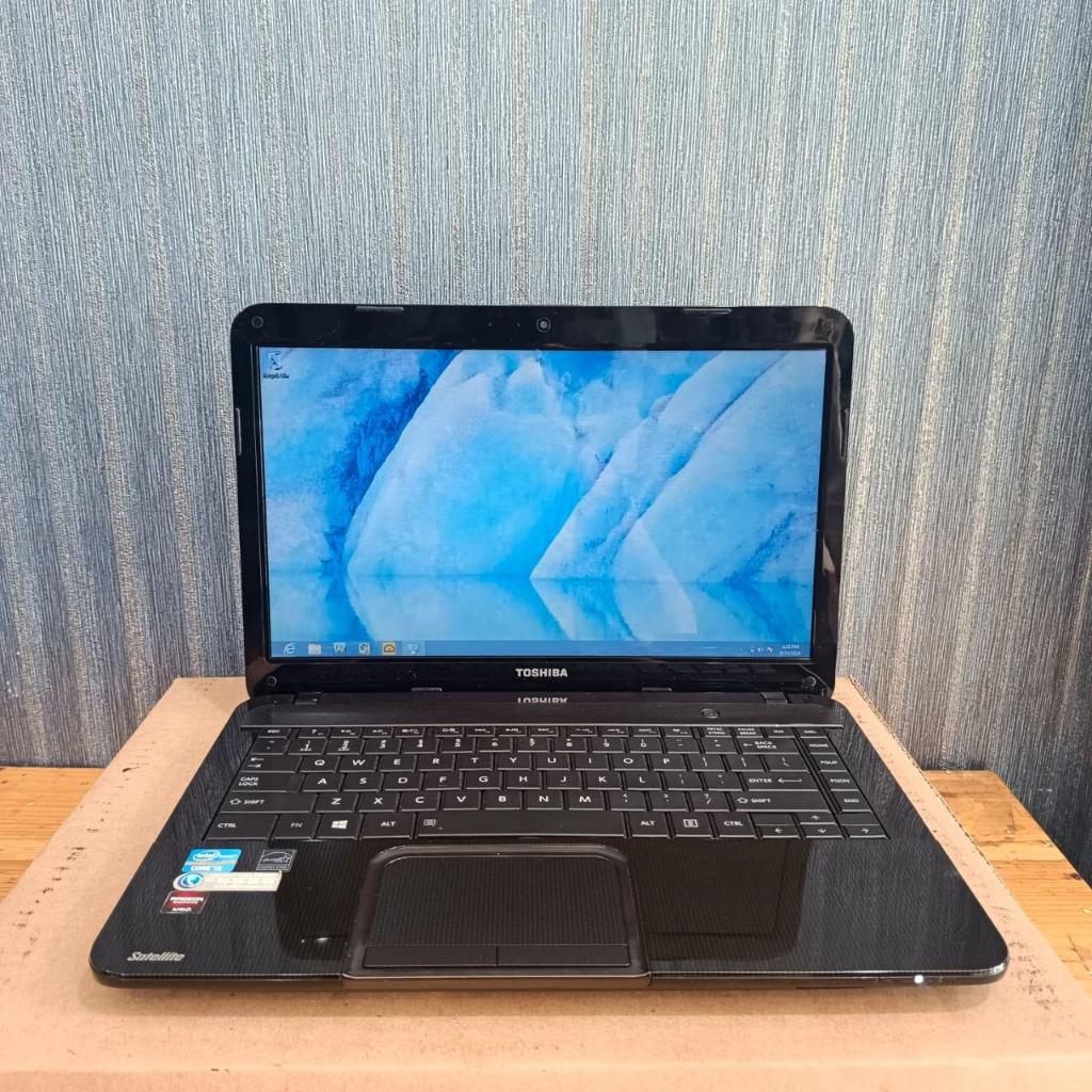 LAPTOP SECOND,Laptop Toshiba Satelite L840, Core i5-3230M, Amd Radeon Hd 7670M, Ram 4/500Gb, Black