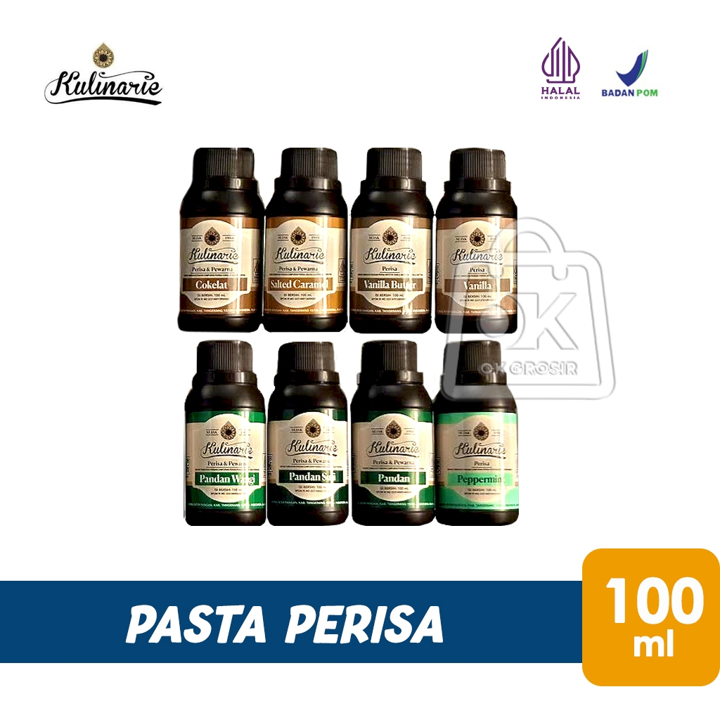 

Perisa Pewarna Pasta KULINARIE Aneka Varian Rasa (Botol 100 ml)