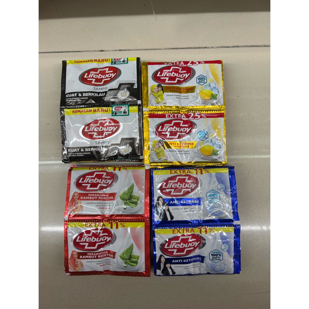 Lifebuoy shampoo renceng aneka varian