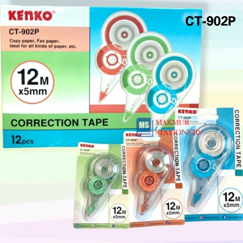 

CORRECTION TAPE KENKO / Tip Ex Roll KENKO CT-902 (12meter)