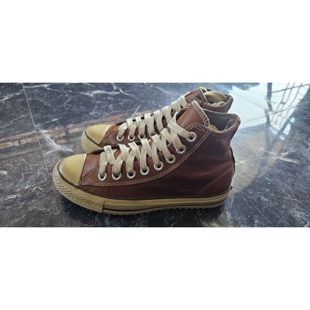 converse hiker kulit cokelat