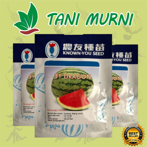 BENIH SEMANGKA MERAH MERONA TT DRAGON ISI KEMASAN 400 Biji