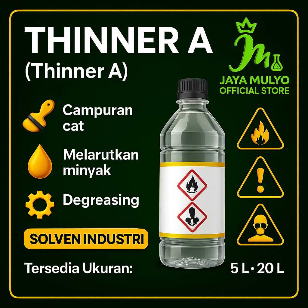 Thinner A / Thinner A Spesial / Tiner A / Tinner / Solvent Cat  500ml