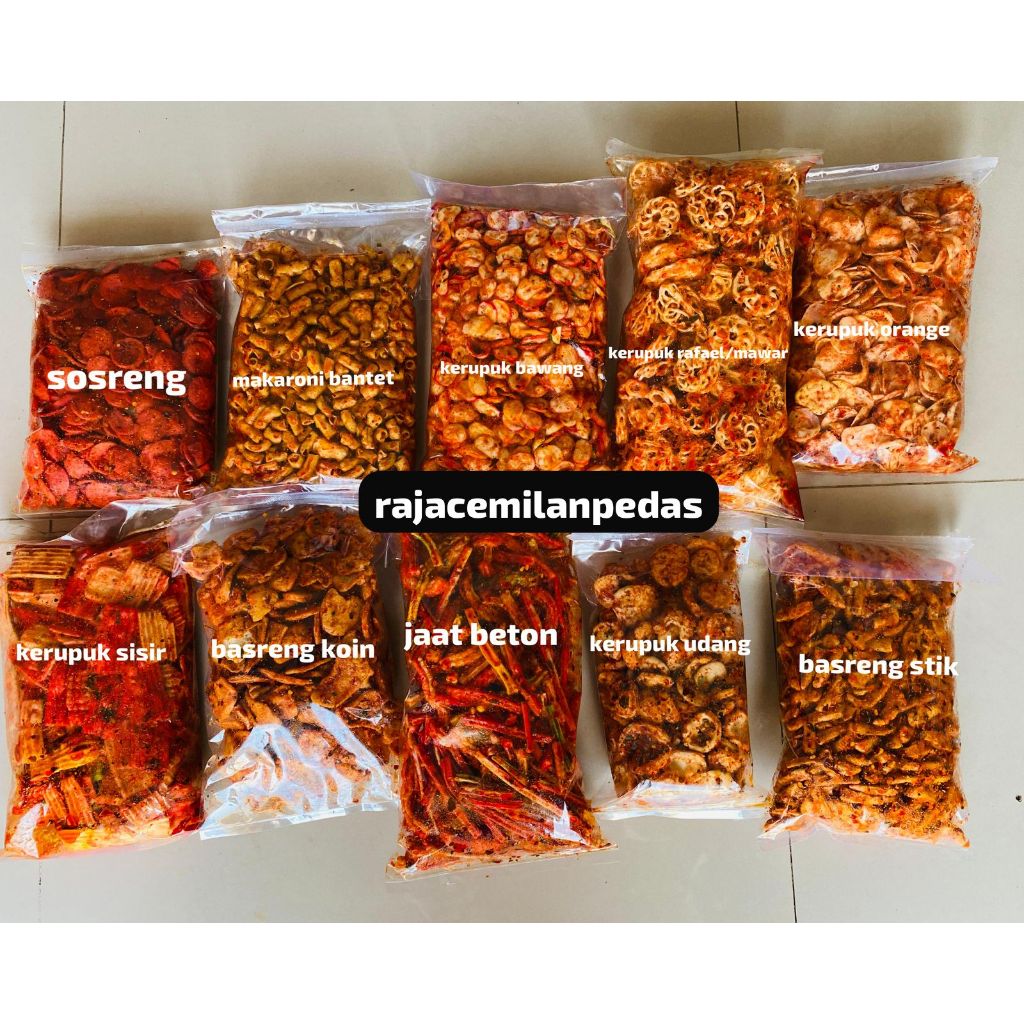 

SEBLAK MIX 1KG DAPAT 2 PRODUK KEMASAN 500GRAM/PAKET BUNDLING/PAKET HEMAT