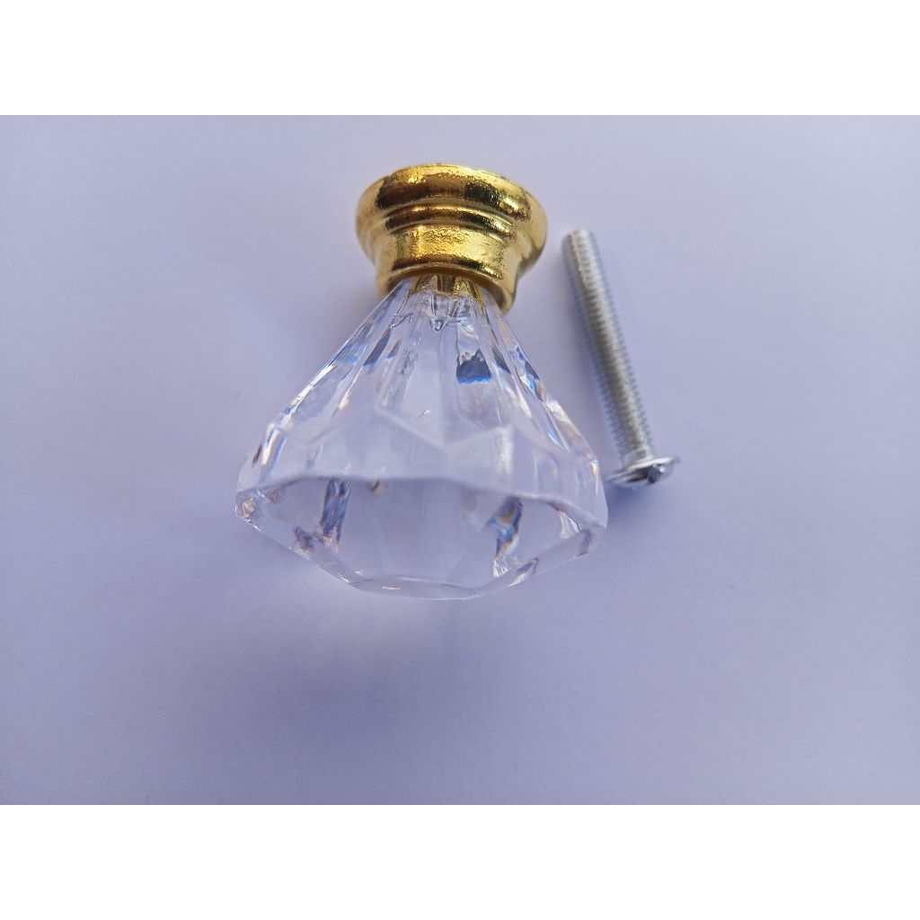 TARIKAN LACI KRISTAL/CRYSTAL KACA HANDLE/TARIKAN LACI PINTU LEMARI/TARIKAN LEMARI LACI / GAGANG TARI