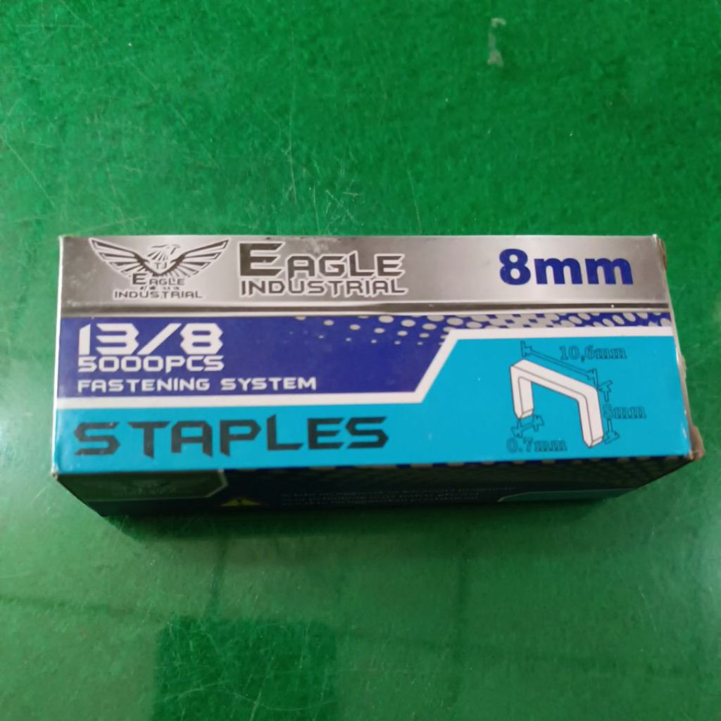 

eagle staples anak hekter 8mm 13/8 5000pc