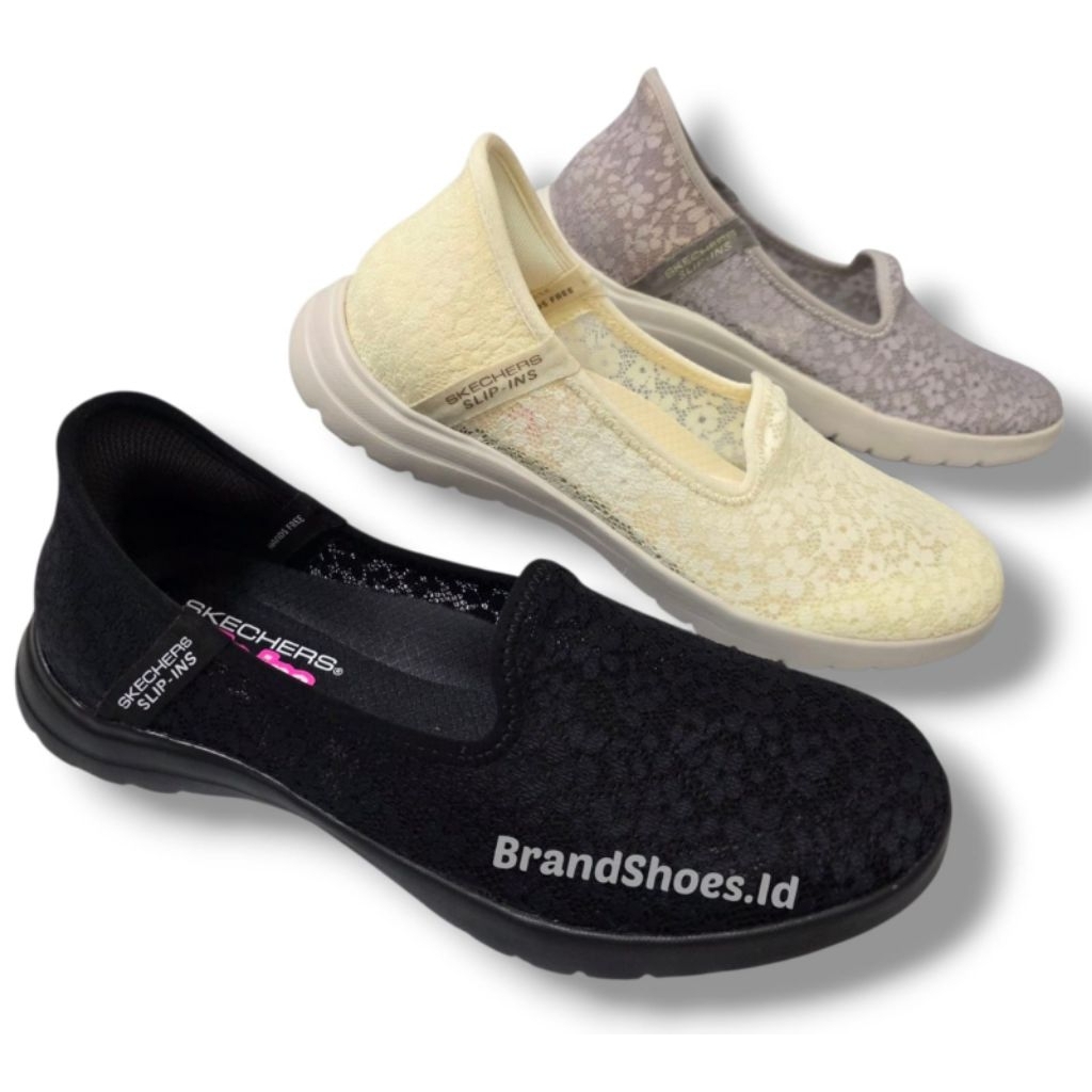 SKECHERS SLIP INS ON THE GO 2.0/SLIP ON WANITA/SKECHERS WANITA/SEPATU WANITA