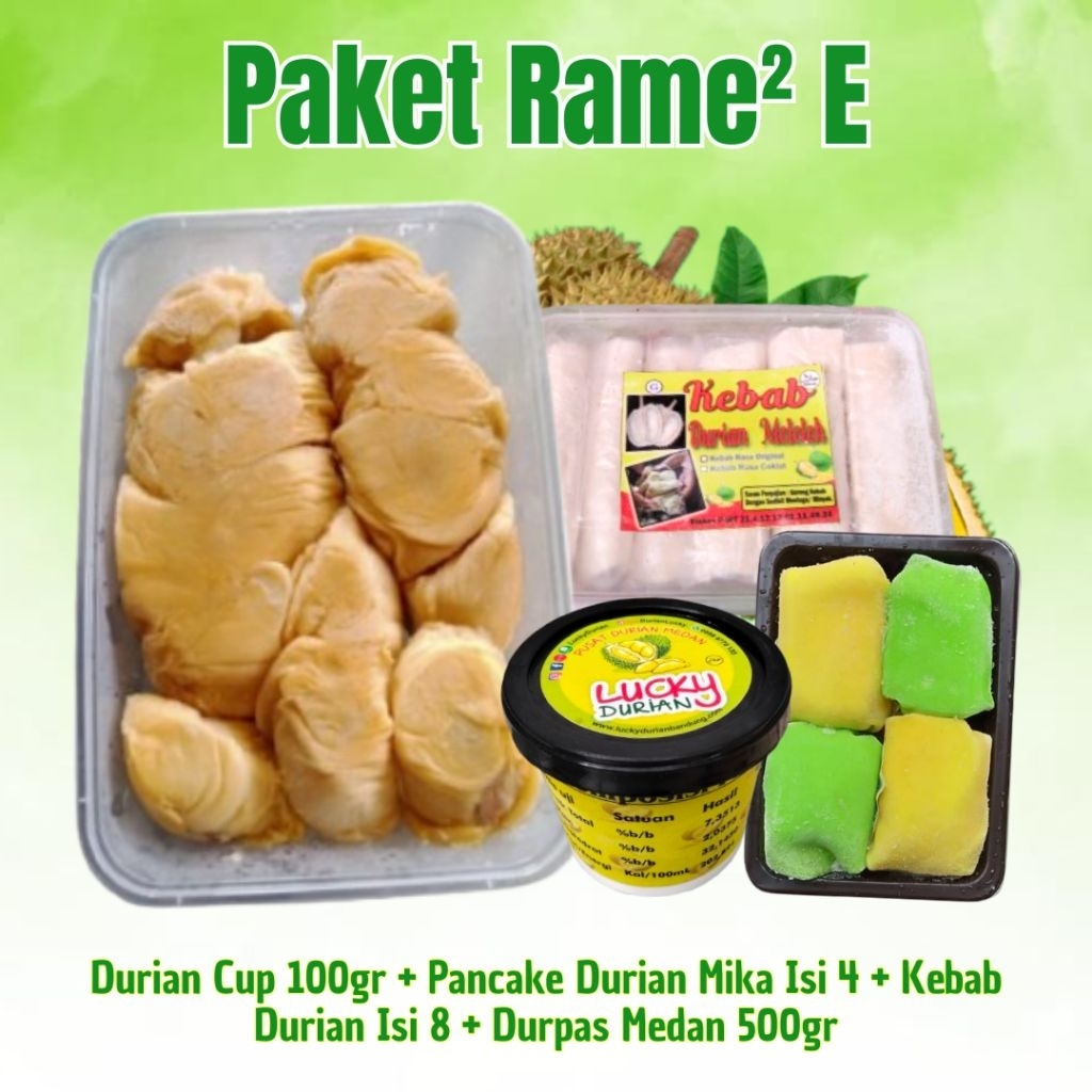 

PAKET RAME RAME E (promo durian)