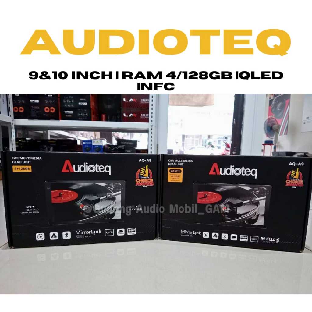 Audioteq Head Unit 4+128GB IQLED NFC