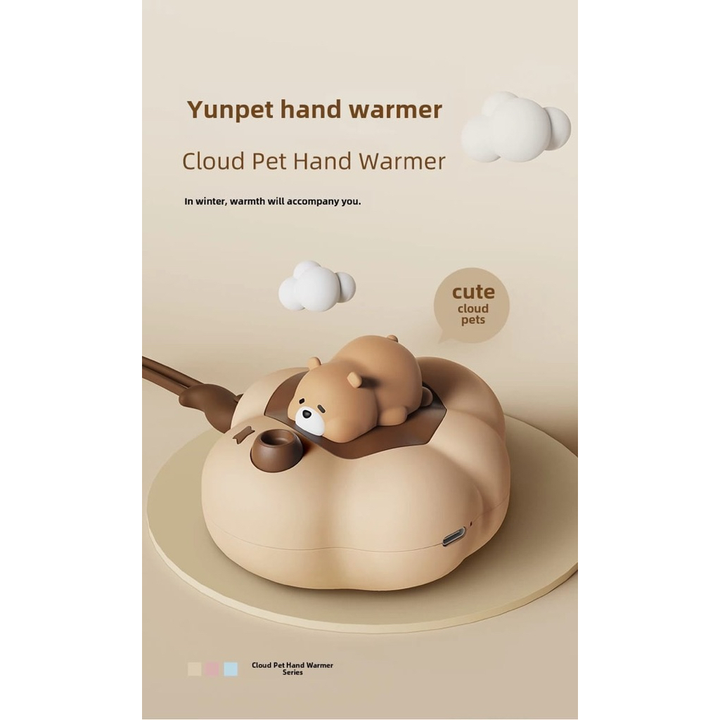 Cloud Pet Portable Penghangat Tangan Rechargeable