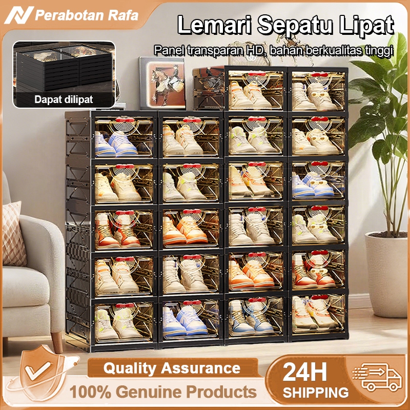 Serbaguna Lemari Sepatu Lipat Lipat Rak Sepatu Lemari Multifungsi Serbaguna Rak Sepatu Lipat