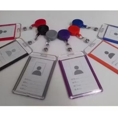 

Nama tag yoyo ID card holder gantungan tempat kartu acrylik