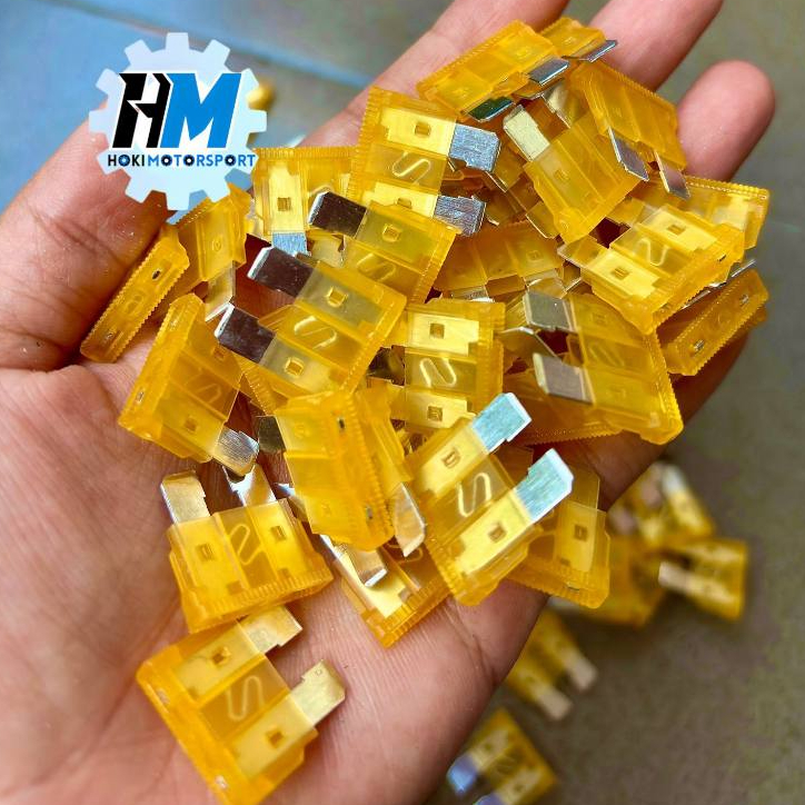 SEKRING GEPENG BESAR 5A - FUSE SEKRING TANCAP DX BESAR 5A - Sekring 5 Ampere Besar