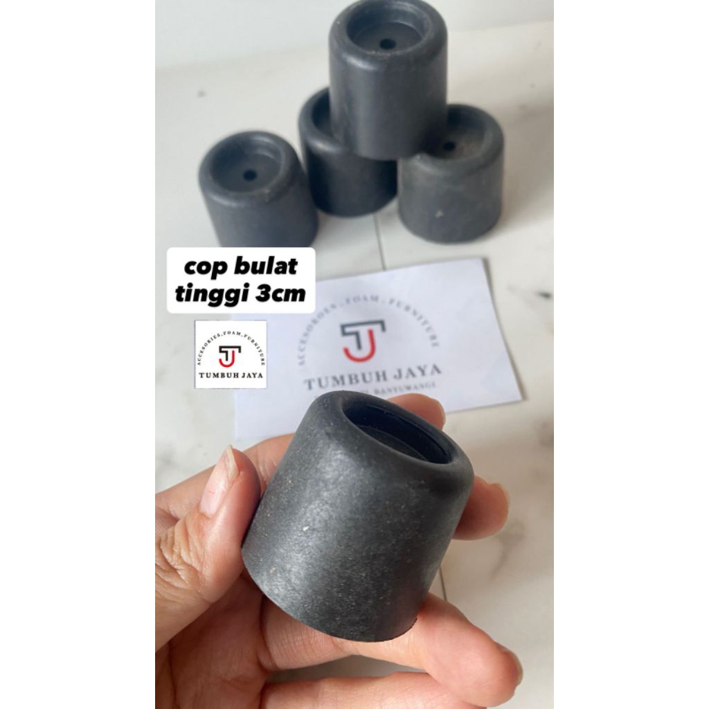 cop kursi /cop kursi 3cm/alas kaki kursi karet/kaki kursi sofa/cop sofa