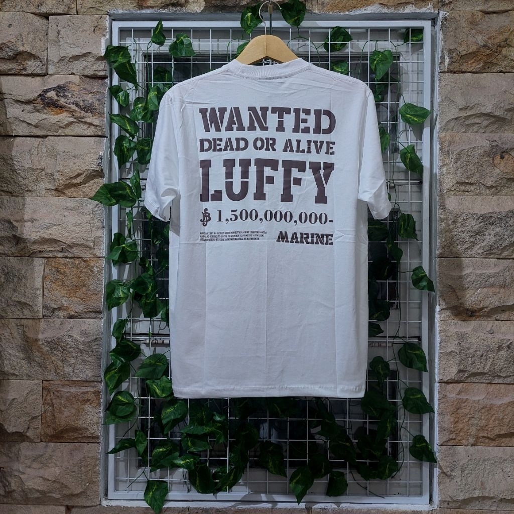 Kaos One Piece putih