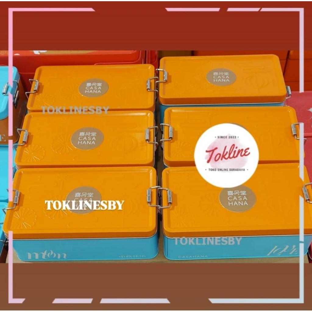 

CASA HANA CASAHANA MOONCAKE MOON CAKE KUE BULAN LOVE MOON FOR TWO ORANGE BLUE ISI 2