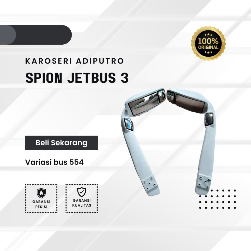 spion bus jetbus jb 2 3 adiputro SHD warna putih original