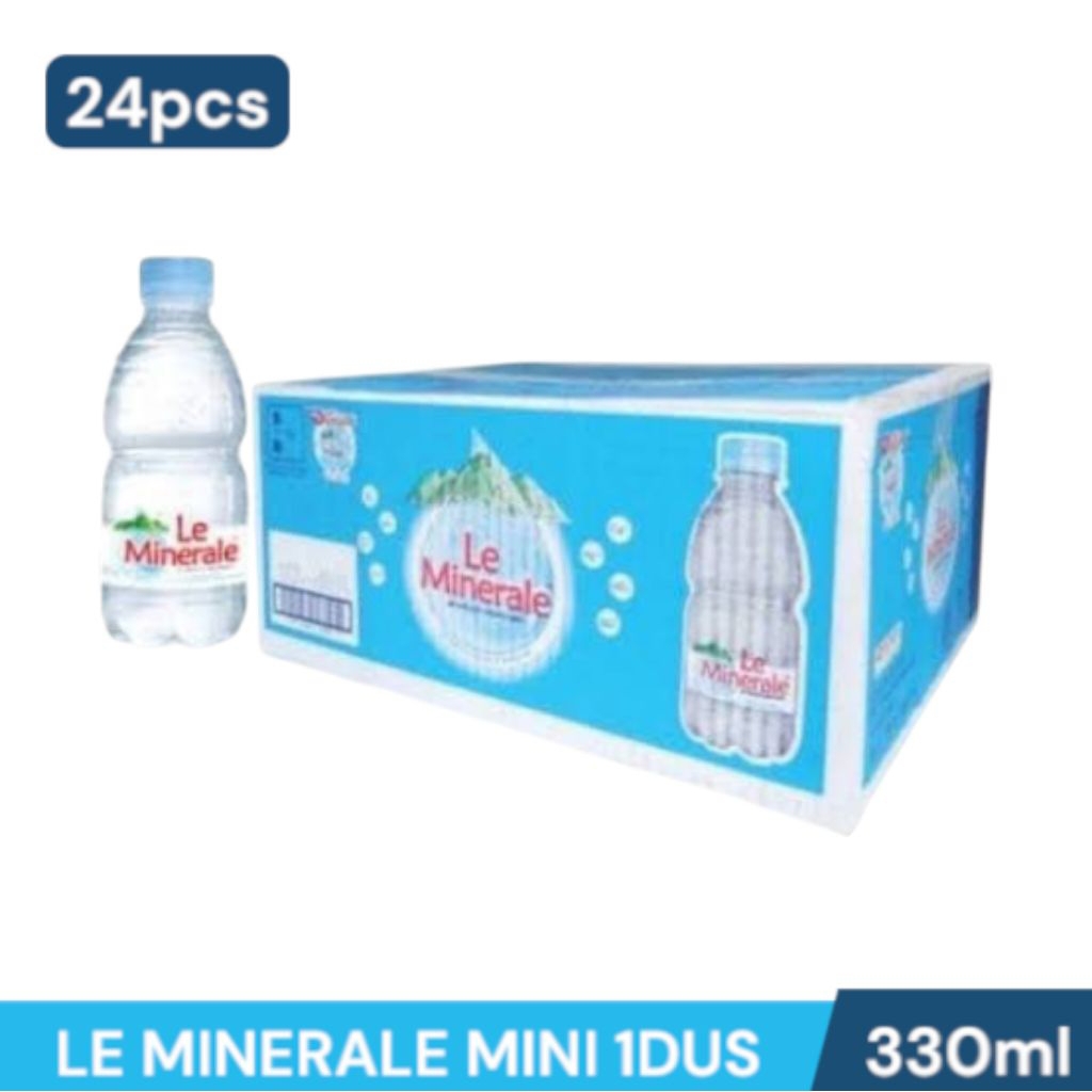 

LE MINERALE MINI 330ML 1DUS ISI 24 PCS