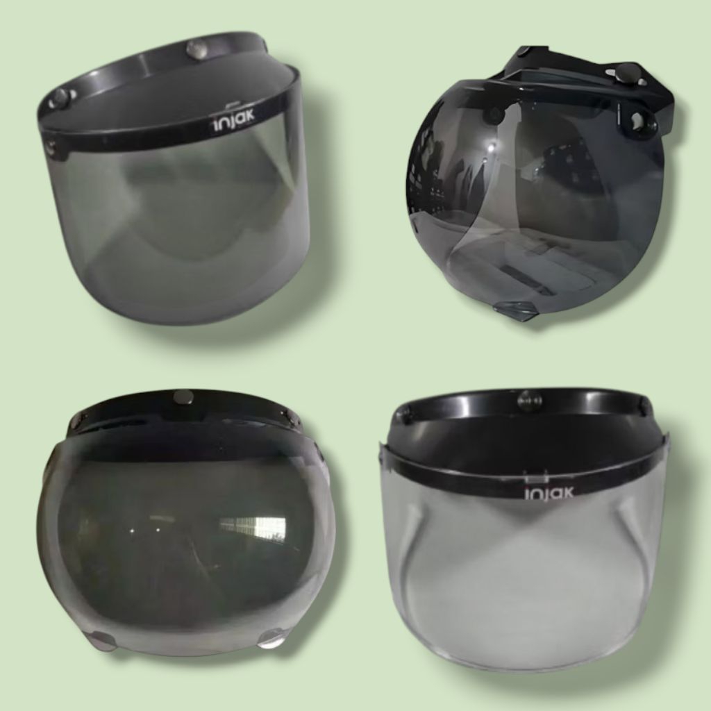 Kaca Helm Bogo Datar/Cembung Helm Bogo Dewasa