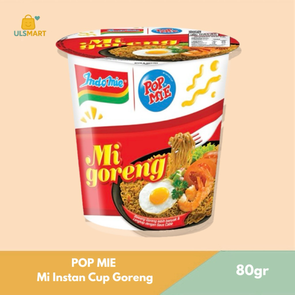 

INDOMIE POP MIE Mi Instan Cup Goreng 80 g