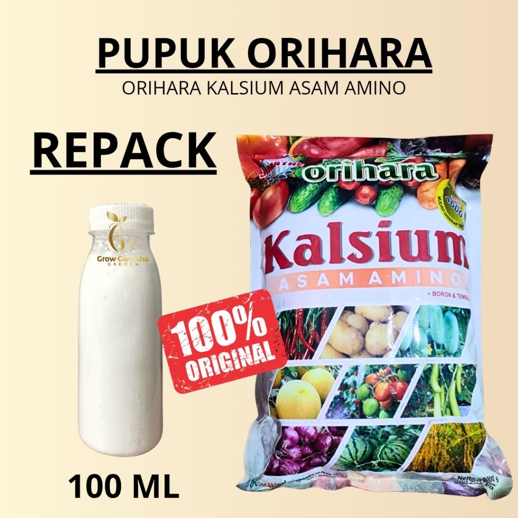 PUPUK ORIHARA || PUPUK ORIHARA KALSIUM ASAM AMINO || ORIHARA REPACK || 100 ML