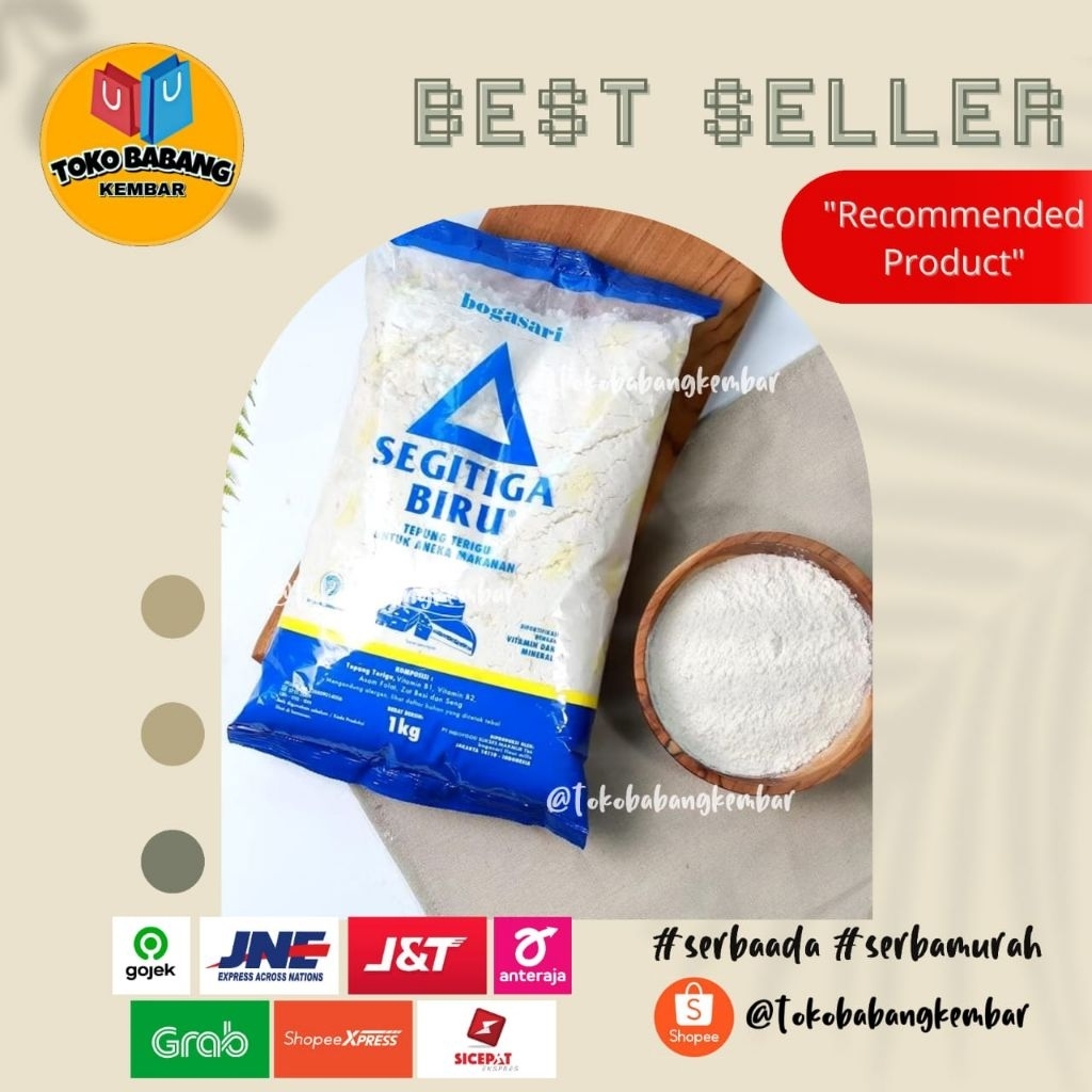 

Tepung Terigu Segitiga Biru 1 Kg
