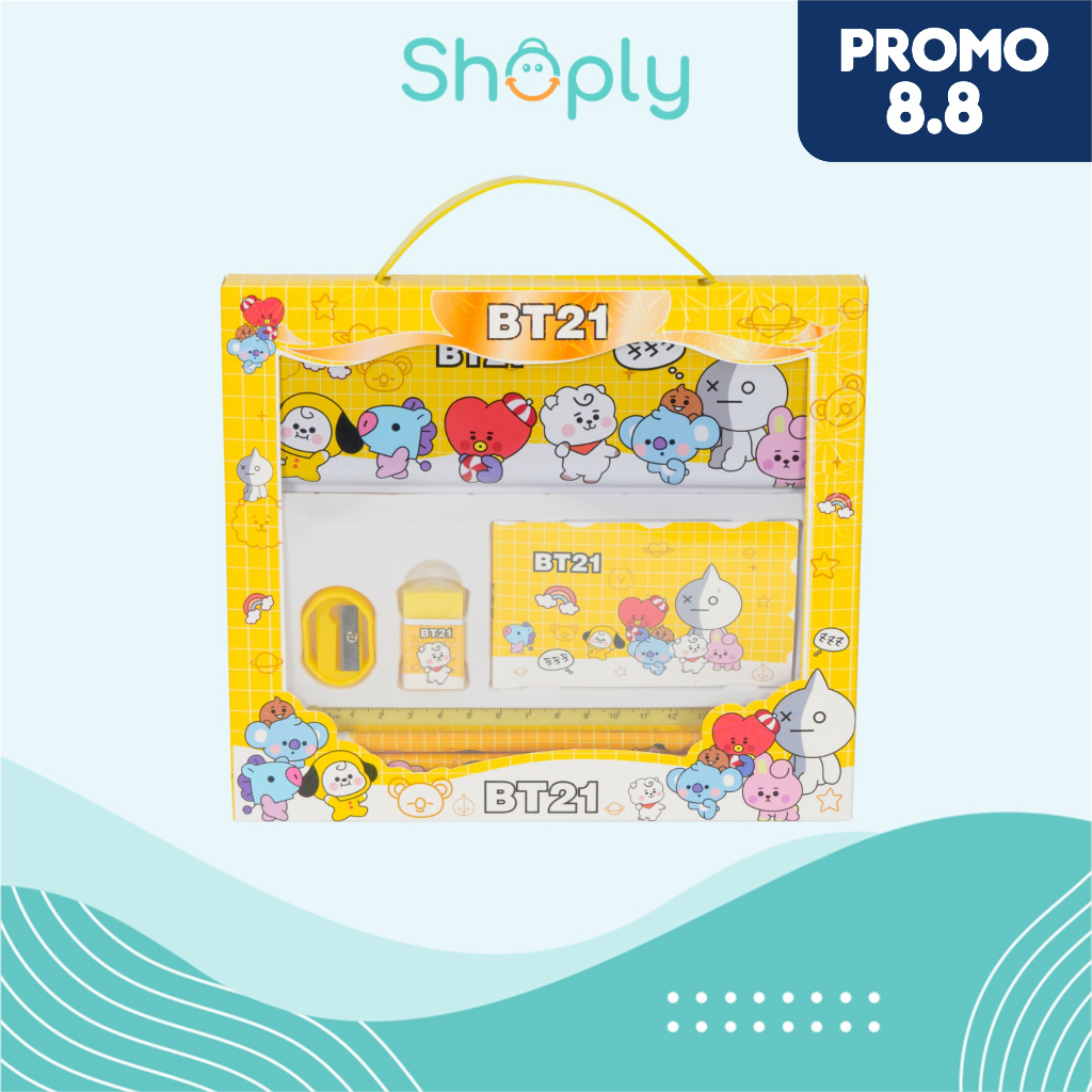 

Stationary Set Alat Tulis Anak Sekolah Karakter Kartun 7 In 1