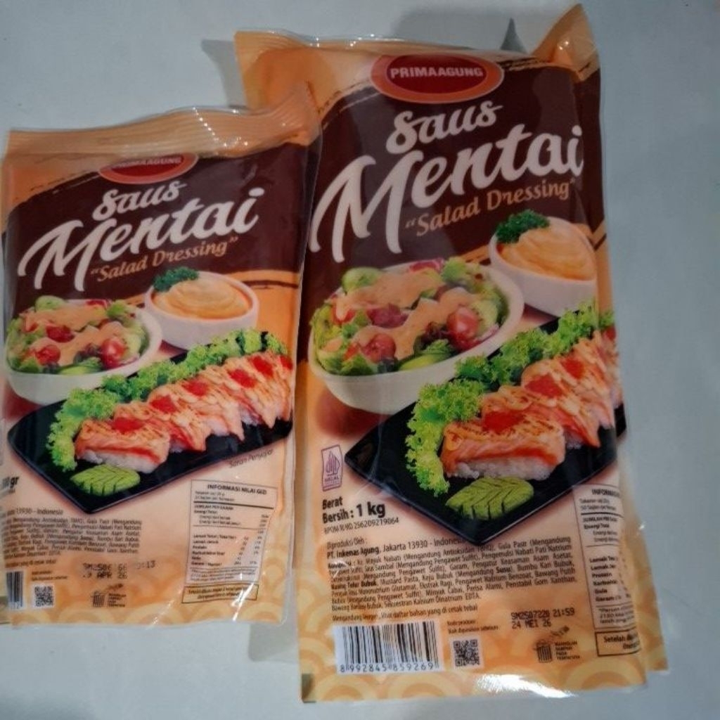 

Prima Agung saus mentai 1kg, 500gram