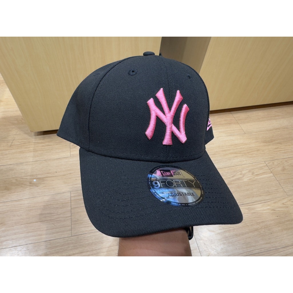 Topi New Era 9Forty New York Yankees Black Pink Cap 100% Original Resmi